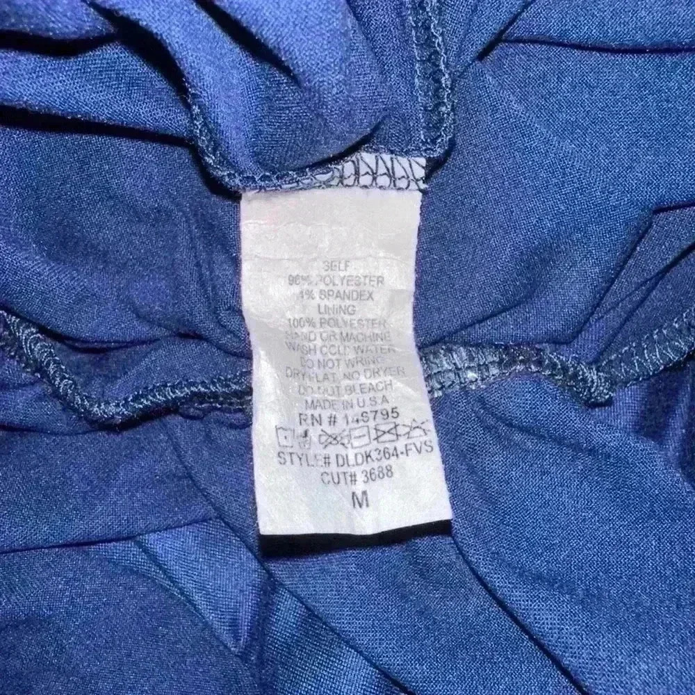 Alter’d State Blue Spaghetti Strap Wrap Style Dress Size M - Picture 10 of 10